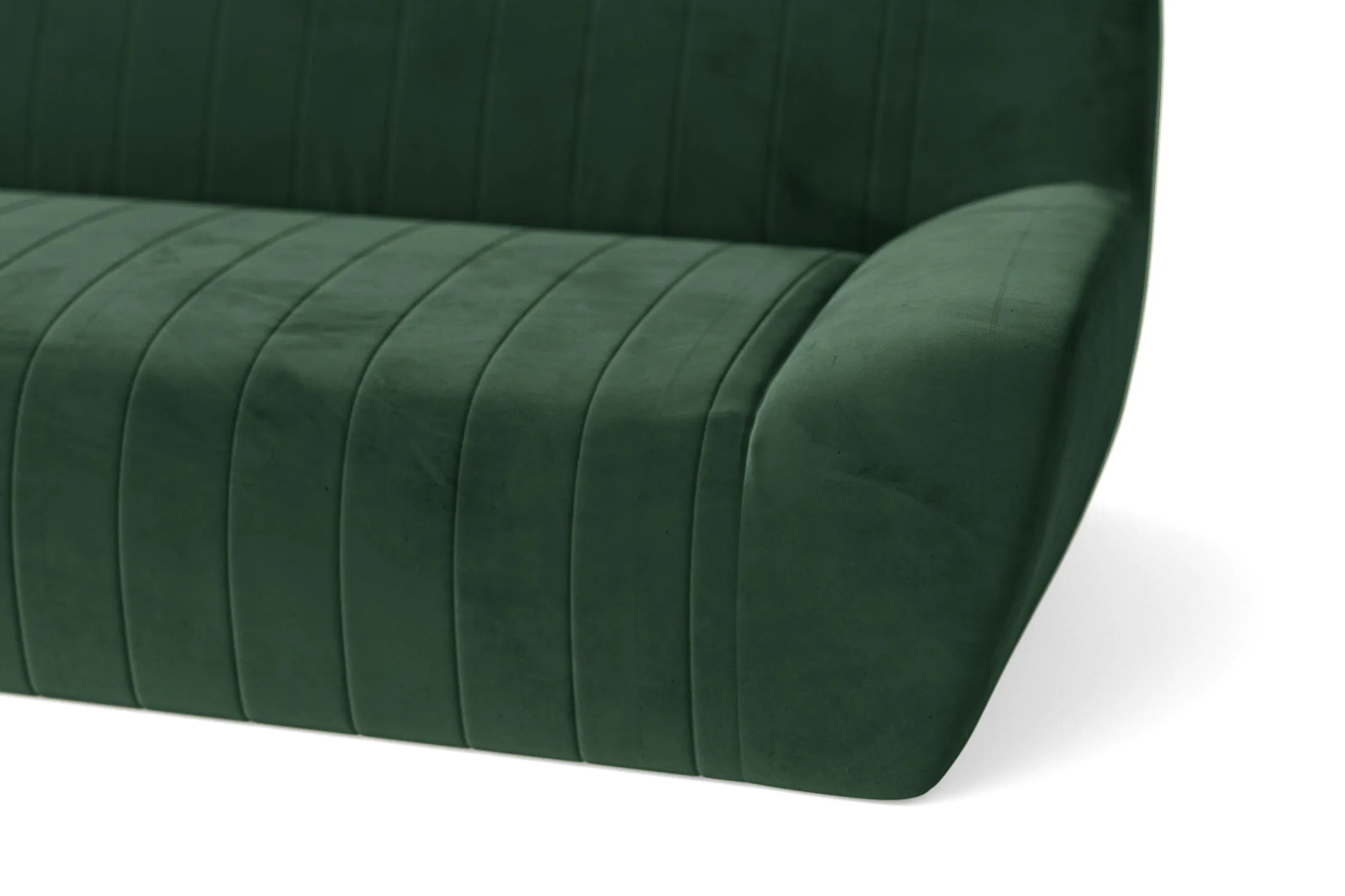 Trapani Armchair Green Velvet