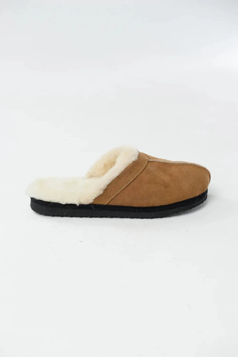 Wedge Sole Home Slippers in Ginger color