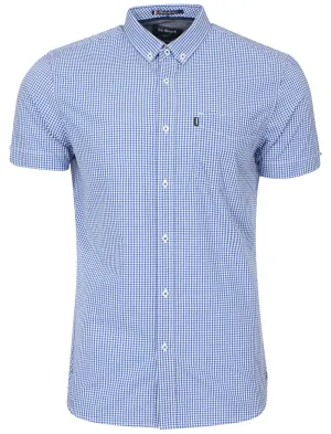 Westfield Gingham Shirt in Blue - Le Shark