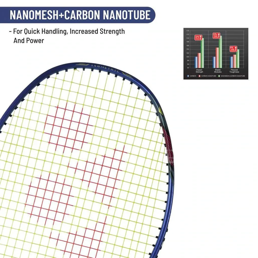 Yonex Nanoray 70 Light Strung Badminton Racket (Blue)